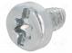 Screw  for metal  2.5x8  Head  cheese head  slotted,Torx®  zinc