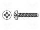 Screw  for metal  2.9x16  Head  cheese head  Phillips  PH1  zinc