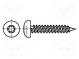 Винт  для металла  2,9x19  Головка  цилиндрическая  Torx®  TX10