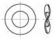 Washer  wave,spring  M20  D=36mm  h=3.7mm  A2 stainless steel