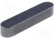 Parallel key  BN  870  DIN  6885  carbon steel  W  2mm  H  2mm  L  8mm