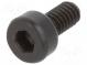 Screw  M2x4  DIN  912  Head  cheese head  imbus  steel  black finish