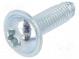 Винт  для металла  3,5x10  Головка  сферическая  Torx®  TX15  цинк