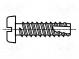 Screw  3.5x16  Head  cheese head  slotted  1mm  hardened steel