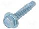 Screw  for metal  3.5x19  Head  hexagonal  5.5mm  hardened steel