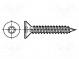 Screw  for metal  3.5x22  Head  countersunk  Torx®  TX15  zinc