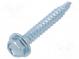 Screw  for metal  3.5x25  Head  hexagonal  5.5mm  hardened steel