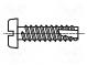 Screw  3.5x6.5  Head  cheese head  slotted  1mm  hardened steel