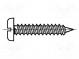 Screw  3.9x25  Head  cheese head  slotted  1mm  steel  zinc  BN  941