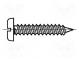 Screw  3.9x6.5  Head  cheese head  slotted  1mm  steel  zinc  BN  941