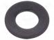 Washer  round  M3  D=7mm  h=0.5mm  steel  Plating  black finish
