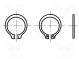 Circlip  spring steel  Shaft dia  2.8mm  BN  818  Ring  external