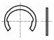 Circlip  spring steel  Shaft dia  3mm  BN  831  Ring  external
