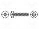 Screw  for metal  3x20  Head  cheese head  Pozidriv  PZ1  zinc