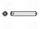 Screw  M3x3  DIN  916  Head  without head  imbus  steel  zinc