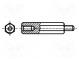 Screwed spacer sleeve  polyamide  M3  M3  40mm  black