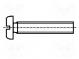 Screw  M3x4  DIN  85A  Head  cheese head  slotted  steel  zinc