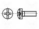 Screw  M3x5  Head  button  Phillips,slotted  steel  zinc  0,6mm,PH1