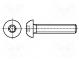 Screw  M3x6  Head  button  Torx®  steel  zinc  TX10  Strength cl  8.8