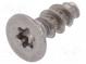 Винт  для термопластов  3x8  Головка  потайная  Torx®  TX08