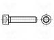 Screw  M3x8  DIN  912  Head  cheese head  imbus  steel  black finish