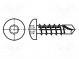 Screw  4.8x19  Head  cheese head  octagon  S2  hardened steel  zinc