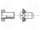 Rivet nuts  M4  steel  Plating  zinc  BN  4577  Ømount.hole  6.1mm