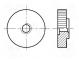 Nut  round,knurled  M4  0.7  polyamide  BN  5934