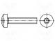 Screw  M4x8  Head  cheese head  Torx®  steel  zinc  TX20