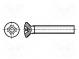 Screw  M4x8  DIN  966A  Head  countersunk  Phillips  PH2
