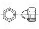 Nut  hexagonal  M5  0.8  steel  Plating  zinc  8mm  BN  167  DIN  986