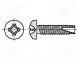 Screw  for metal  5x10  Head  cheese head  Phillips  PH2  zinc