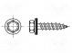 Screw  6.5x75  Head  hexagonal  none  9.5mm  hardened steel  zinc