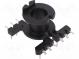 Coilformer  with pins  horizontal  Application  RM8  Mat  PET
