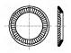 Washer  conical  M6  D=10mm  h=1.2mm  steel  Plating  black finish