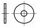 Washer  round  M8  D=24mm  h=2mm  steel  Plating  zinc  DIN  9021