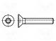 Screw  M8x25  Head  countersunk  Torx®  A2 stainless steel  TX45