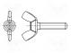 Screw  M8x30  DIN  316  Head  wing  none  steel  zinc  30mm