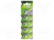 Battery  alkaline  6V  A11  38mAh  non-rechargeable  Ø10x16mm