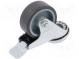 Transport wheel  Ø  50mm  W  20mm  H  68mm  torsional with lock