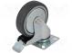 Transport wheel  Ø  100mm  W  27mm  H  134mm  torsional with lock