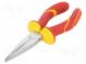 Pliers  insulated,flat  160mm  Conform to  EN 60900,VDE