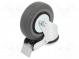 Transport wheel  Ø  100mm  H  135mm  torsional with lock  100kg