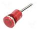 Switch  capacitive  Pos  2  SPST-NO  0.01A/12VDC  IP68  OFF-ON  red