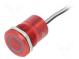 Switch  capacitive  Pos  2  SPST-NO  0.01A/12VDC  IP68  OFF-ON  red