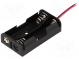 Holder  Leads  cables  Size  AA,R6  Batt.no  2  Colour  black  150mm