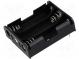 Holder  Leads  for PCB  Size  AA,R6  Batt.no  3  Colour  black