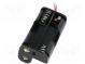 Holder  Leads  cables  Size  AA,R6  Batt.no  3  Colour  black  150mm