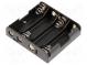 Holder  Leads  for PCB  Size  AA,R6  Batt.no  4  Colour  black
