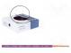 Wire  BiTOne  stranded  Cu  0.5mm2  violet  PVC  300/500V  100m
